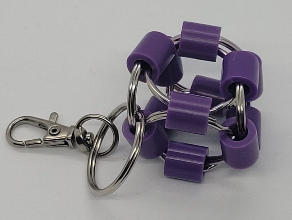 Stim keychain for autistic people.