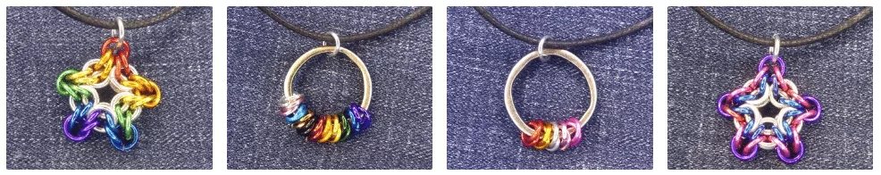 Pride fidget jewelry for LGBTQ+ neurodiversity. 