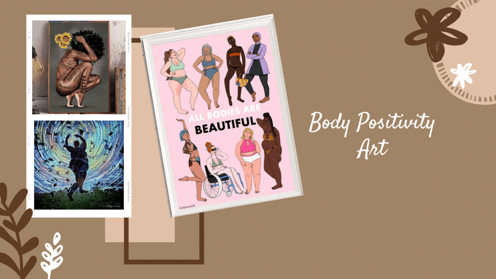 Body positivity art - these artists celebrate bodies of all sizes and people with disabilities.