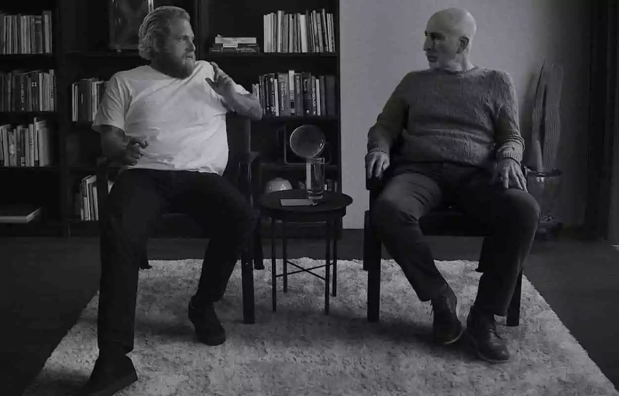 Stutz on Netflix - Jonah Hill with his therapist, Phil Stutz.