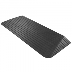 2" Maximum Rise - Silver Spring Rubber Solid Threshold Ramp