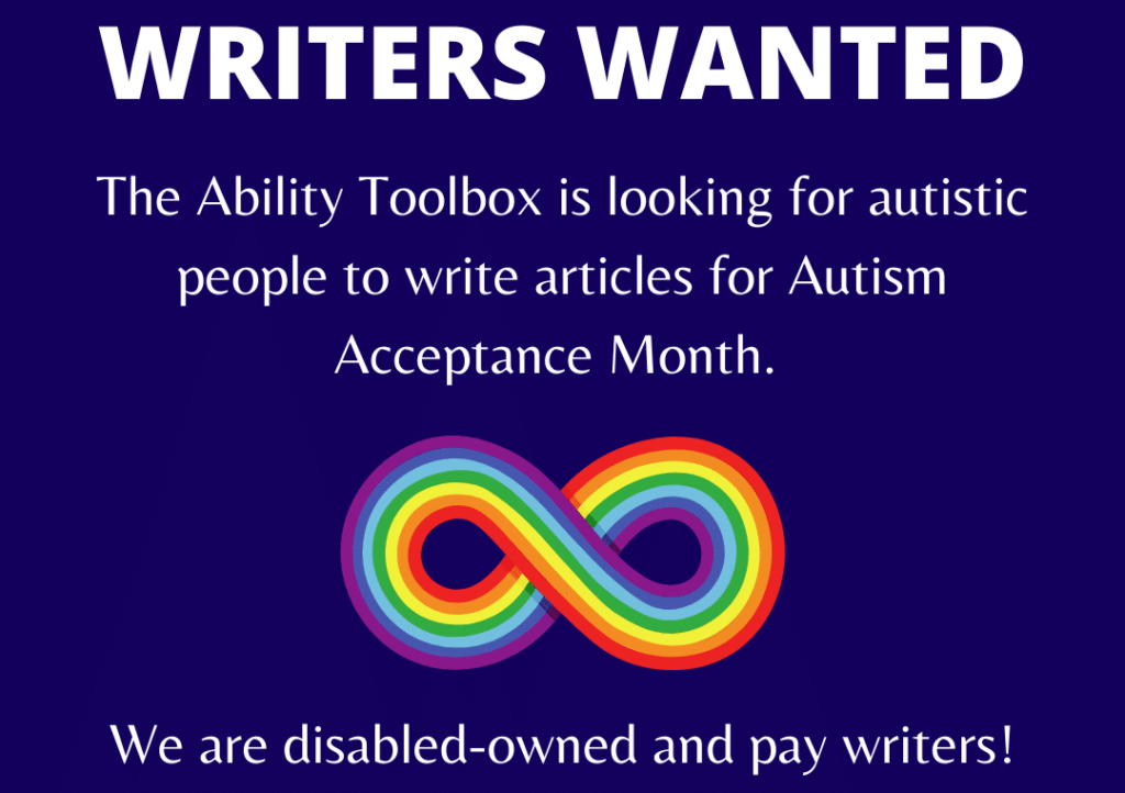Writers wanted for Autism Acceptance Month