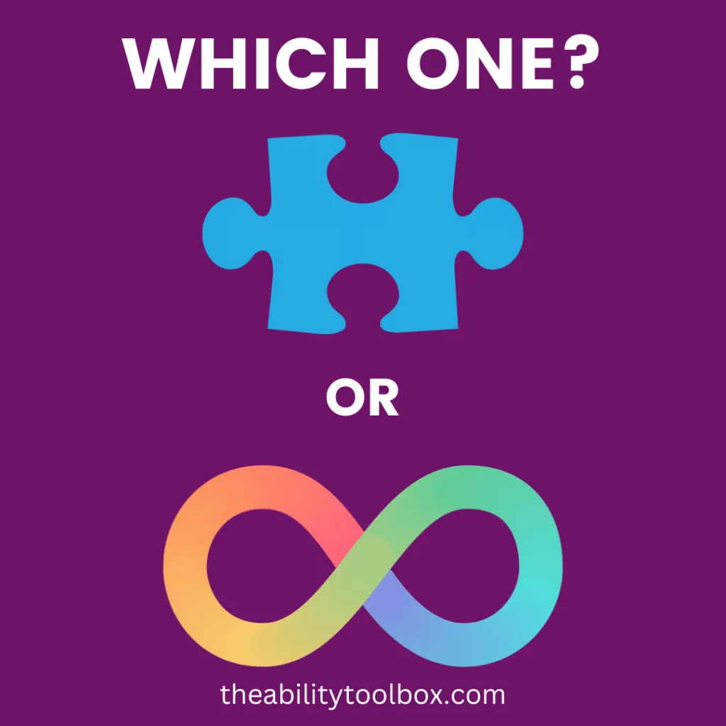 Which is better, the autism puzzle piece or infinity symbol?