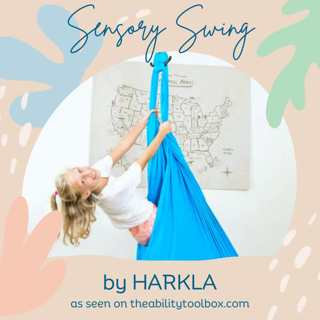 Sensory swing for autism -- fits children and adults up to 200 pounds