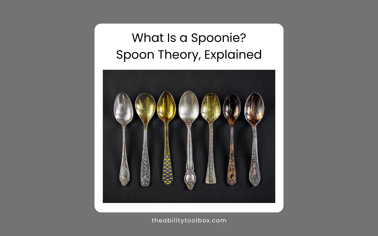 What is a spoonie? Explaining the spoon theory of chronic illness. Assortment of unique spoons.