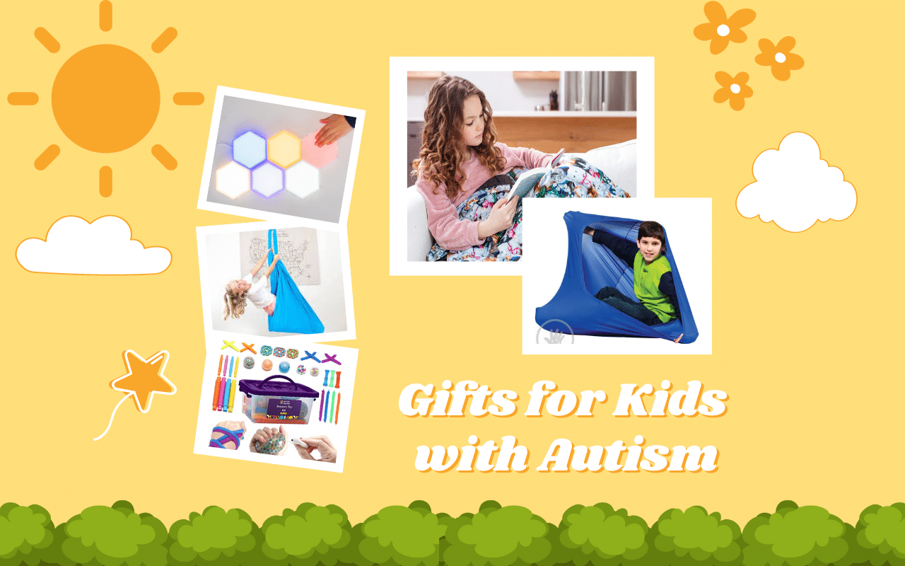 Gifts for kids with autism. Weighted blanket, sensory sack, fidget toys and more.