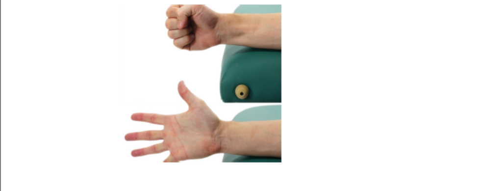 Fist pumps -- an easy helpful exercise for Parkinson's disease patients