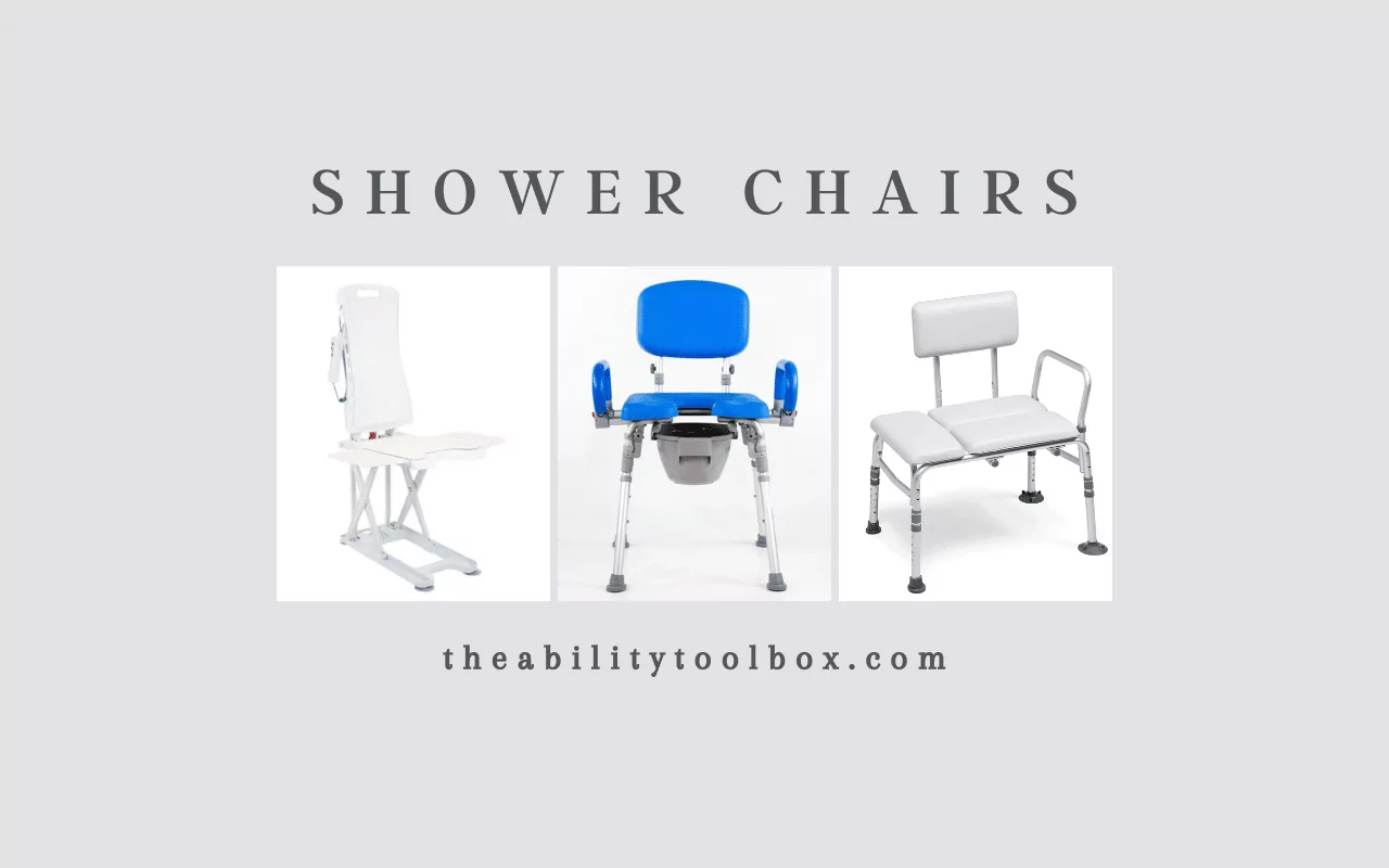 Shower chairs -- how to choose a safe shower chair or bath bench for elderly or people with disabilities.