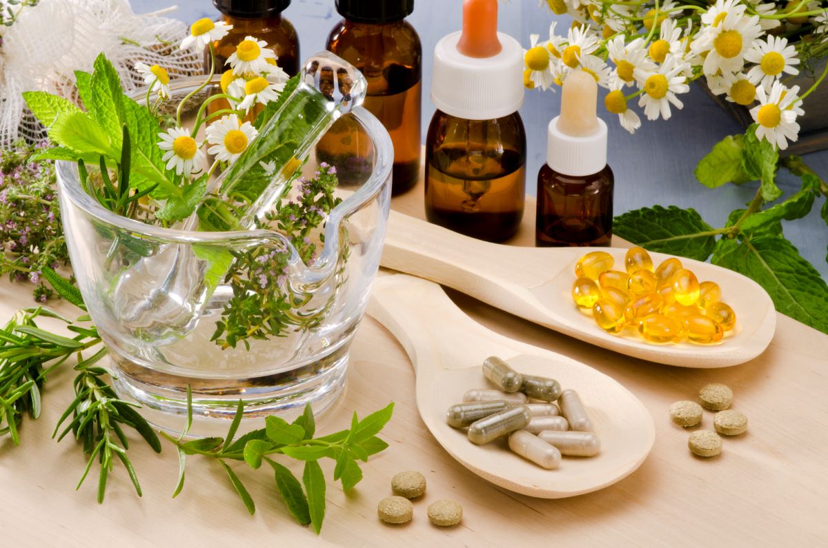Holistic medicine -- healthy foods and tinctures