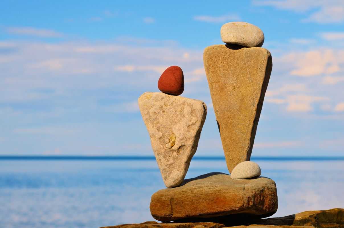 Rock pillars by the ocean serve as a metaphor for addiction recovery.,