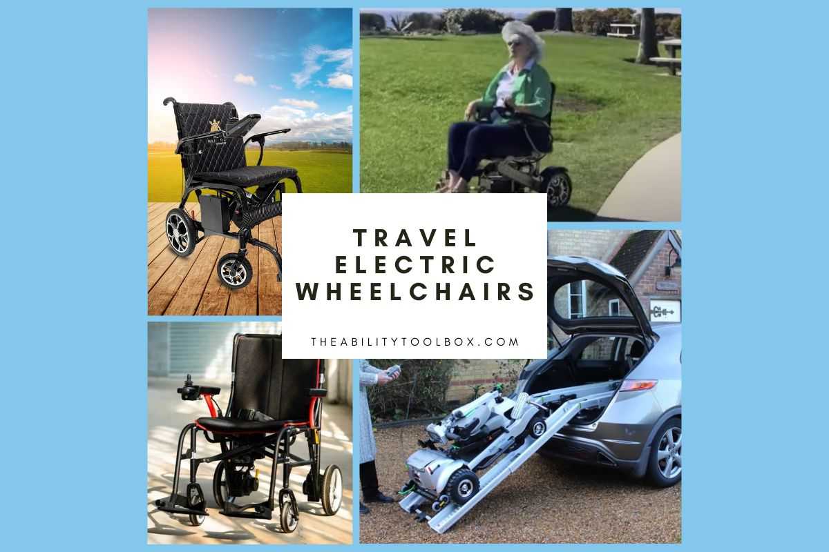 The lightest folding electric wheelchair and more portable power wheelchairs for travel.